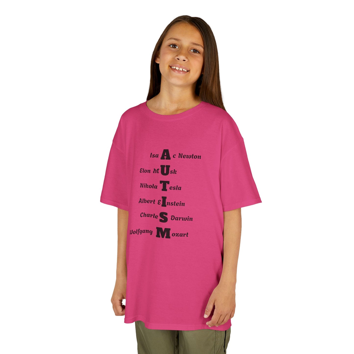 Kids Tee - Famous Autistic People