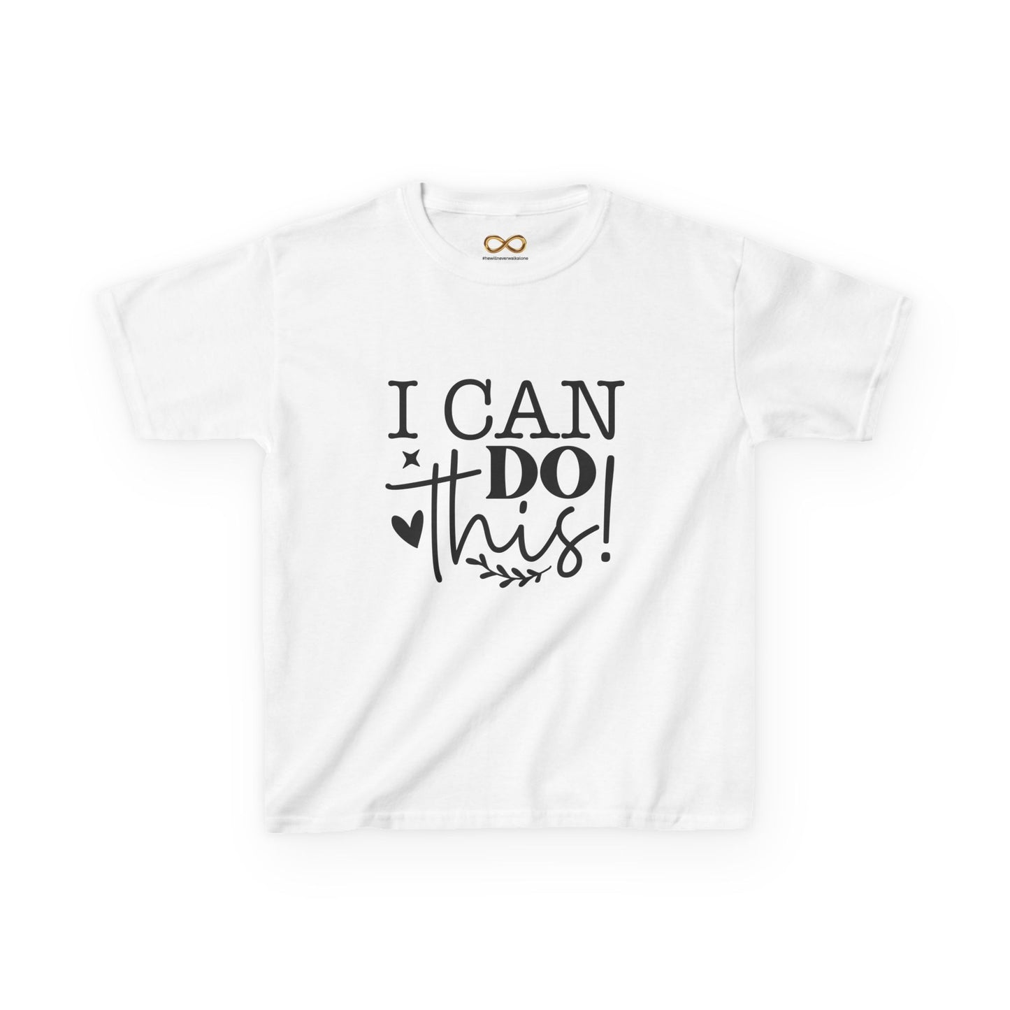 Kids Tee — "I Can Do This" Motivational Graphic Shirt