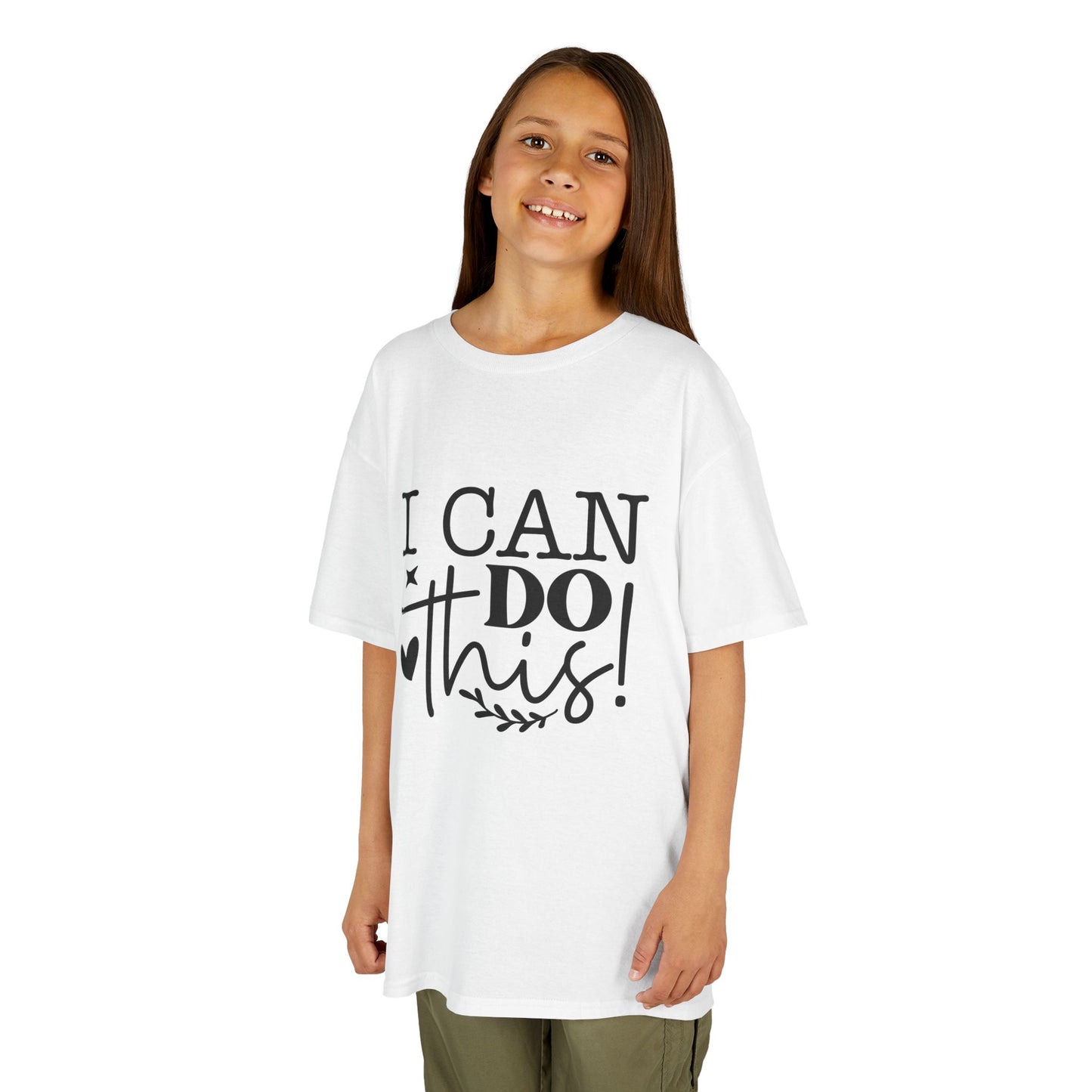 Kids Tee — "I Can Do This" Motivational Graphic Shirt