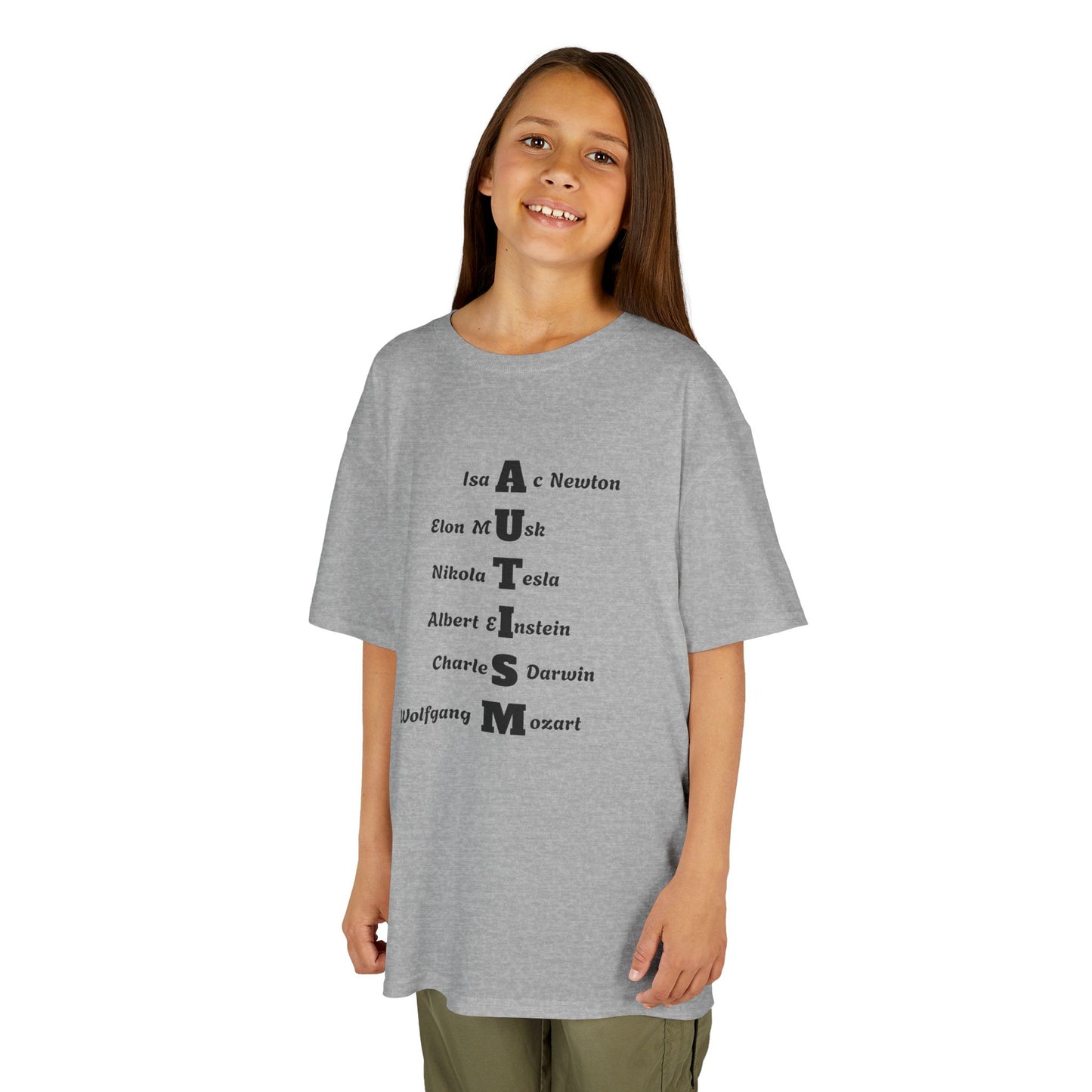 Kids Tee - Famous Autistic People