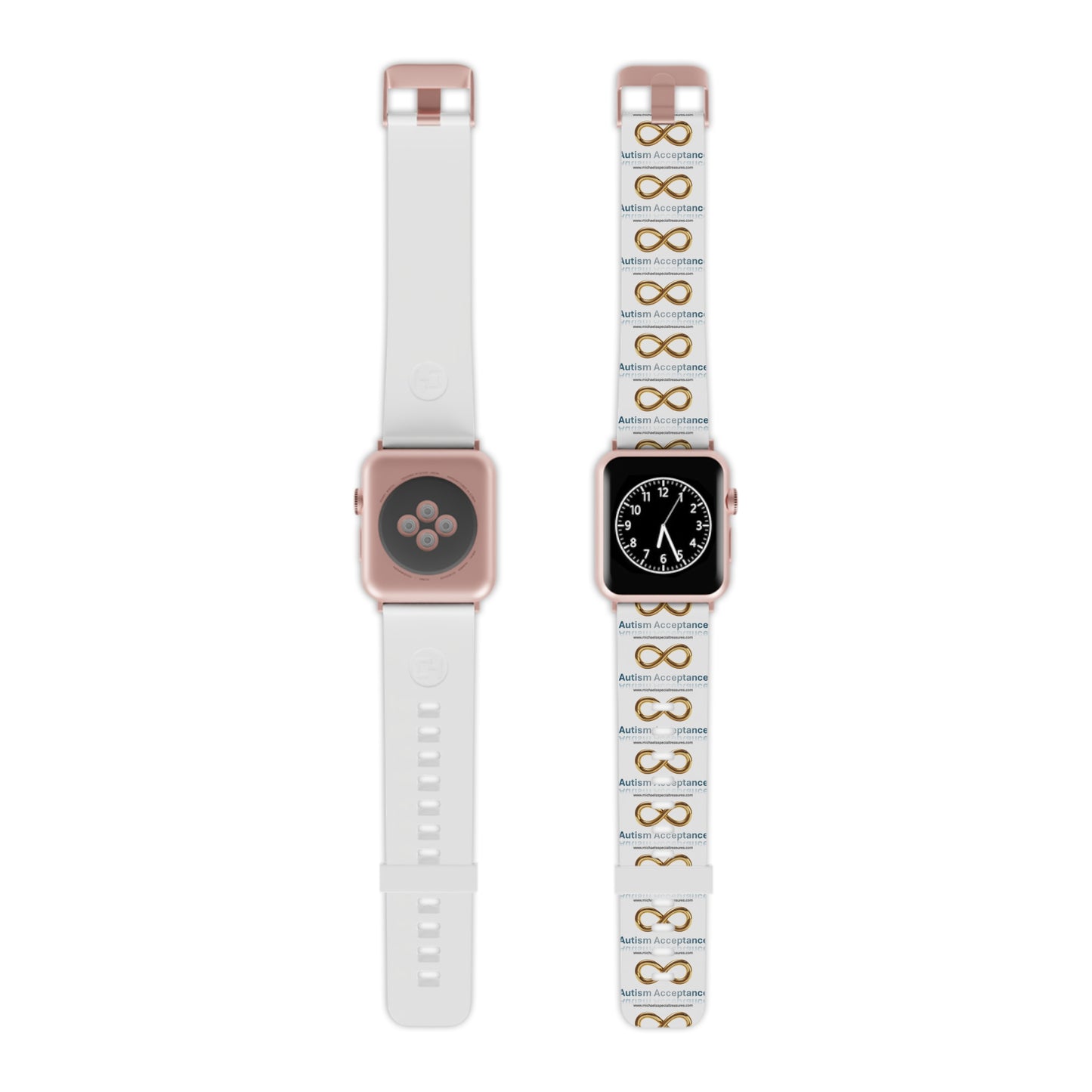 Infinity Symbol Apple Watch Band - Autism Awareness, Custom Watch Strap, Stylish Accessory, Gift for Friends, Unique Designs