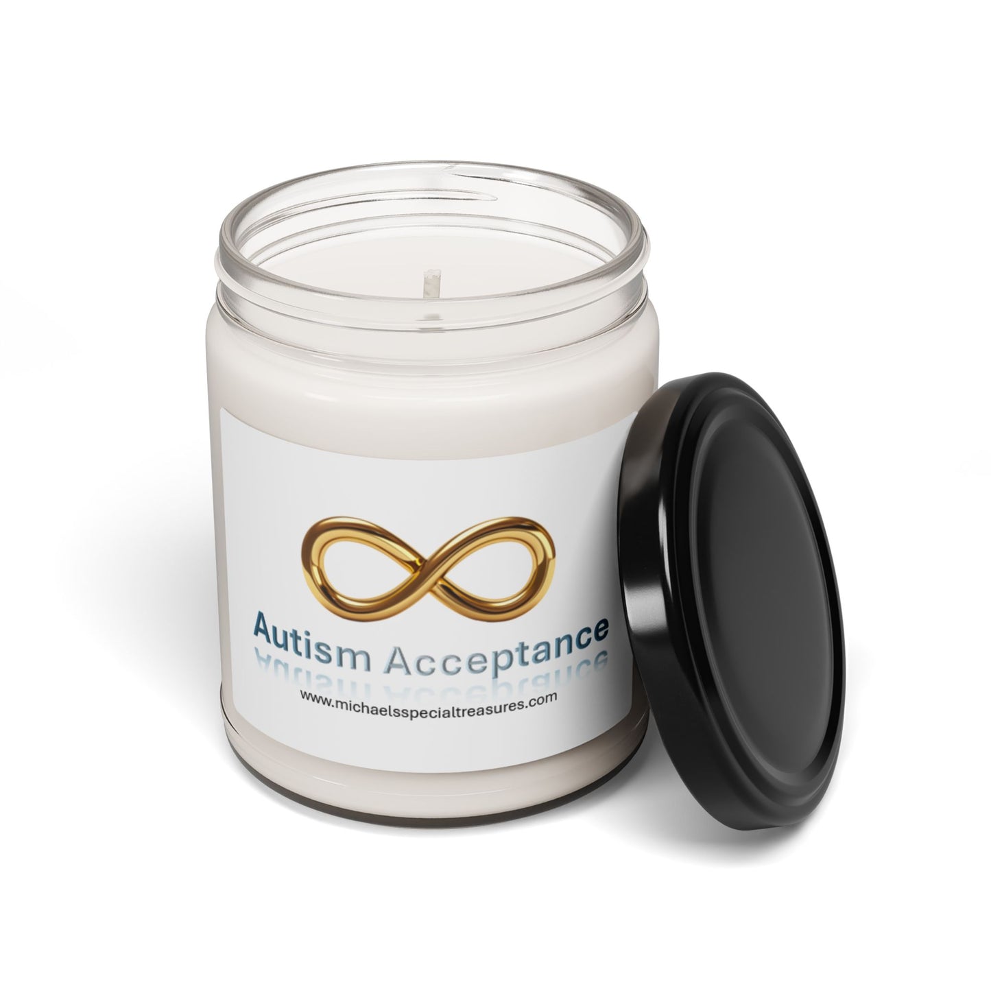 Autism Acceptance Scented Candle | Soy Candle, Inspirational Gift, Home Decor, Motivational Message, Self-Care