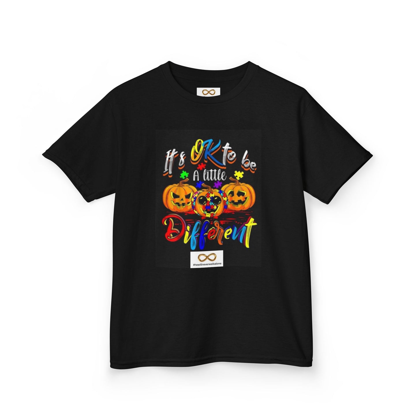Halloween Kids Tee, Funny Halloween T-Shirt, It's OK to be Different Shirt, Trick or Treat Kids Clothing, Unique Halloween Apparel