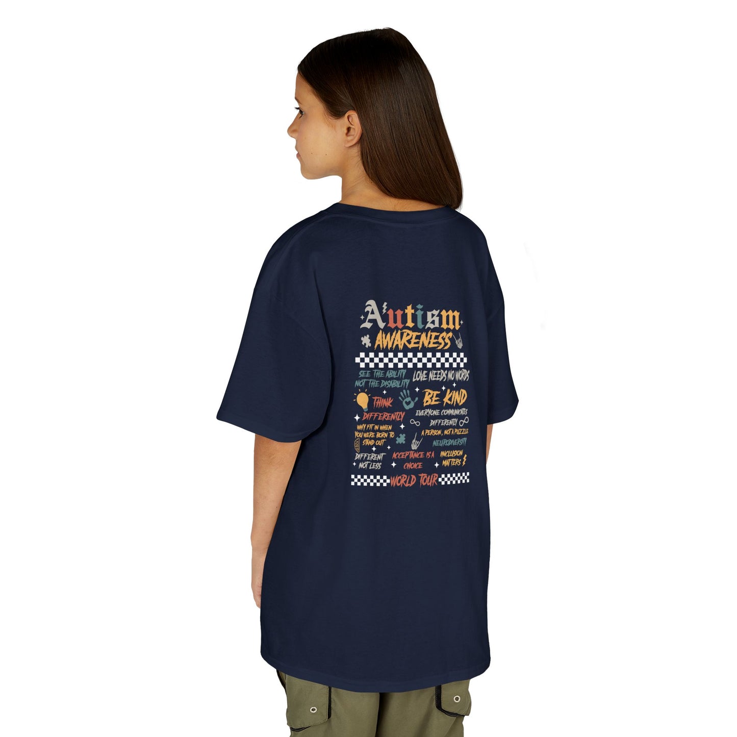Autism World Tour Kids Tee — Awareness & Kindness Graphic Shirt