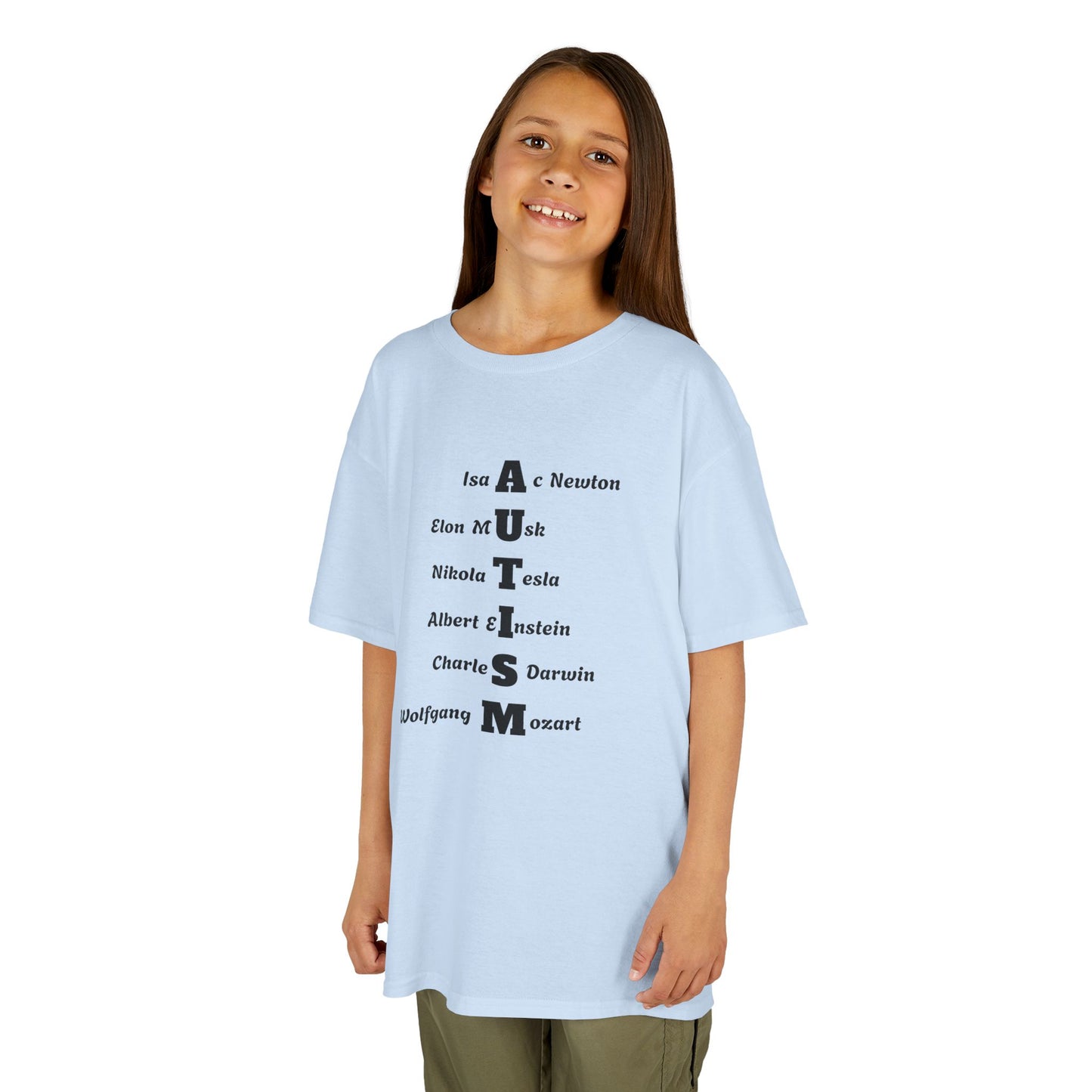 Kids Tee - Famous Autistic People
