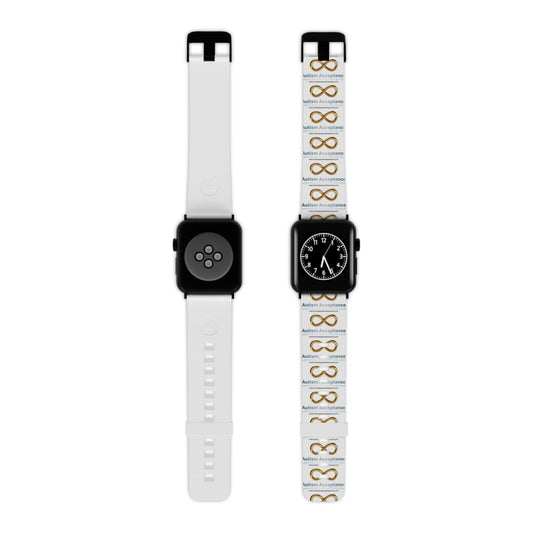 Infinity Symbol Apple Watch Band - Autism Awareness, Custom Watch Strap, Stylish Accessory, Gift for Friends, Unique Designs