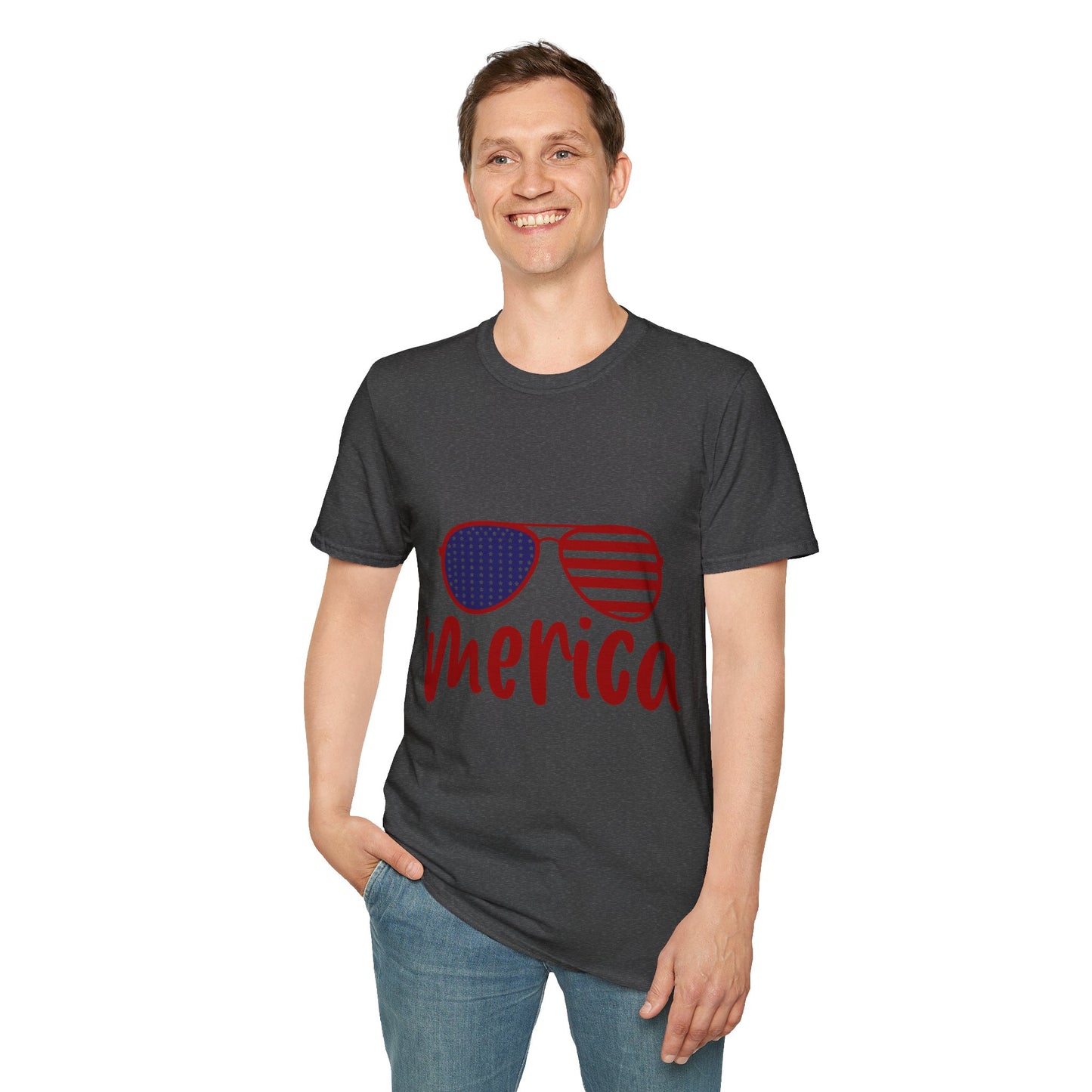 'Merica Sunglasses T-Shirt — 4th of July Patriotic Tee
