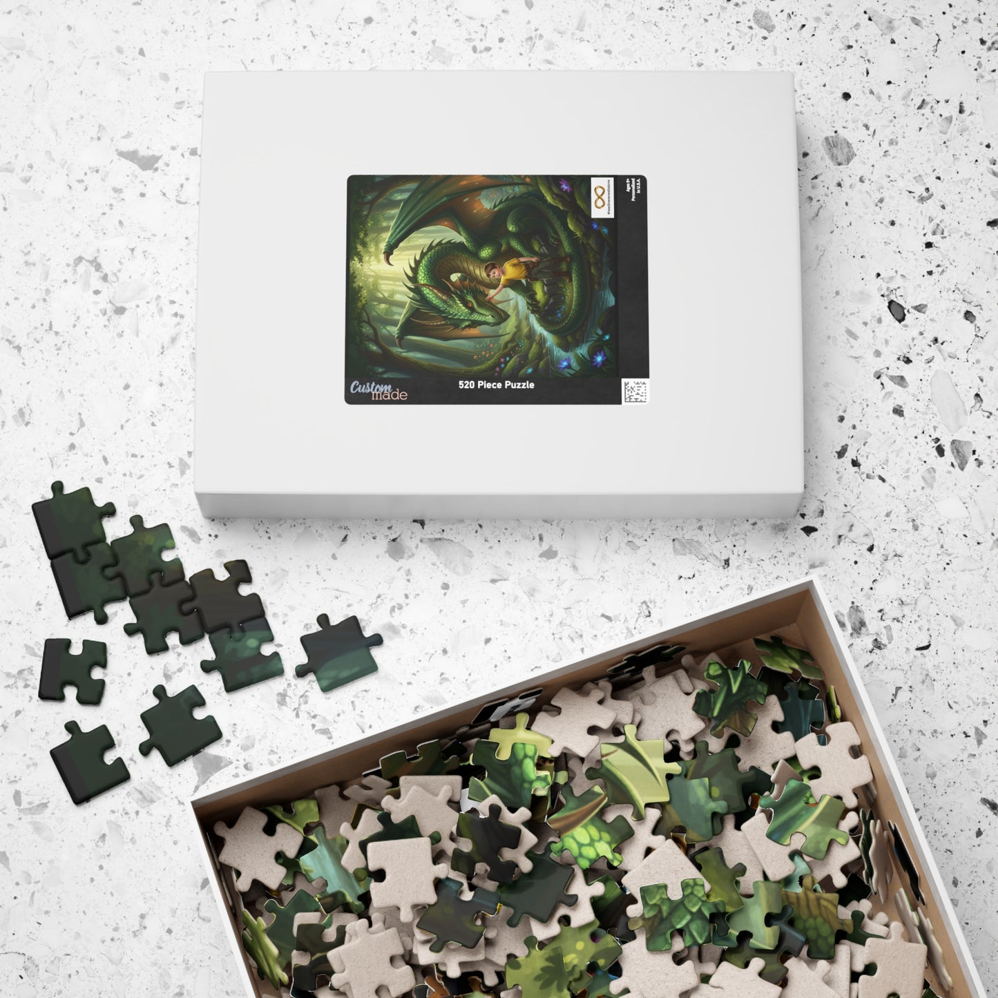 Jigsaw Puzzle - Michael and his Dragon