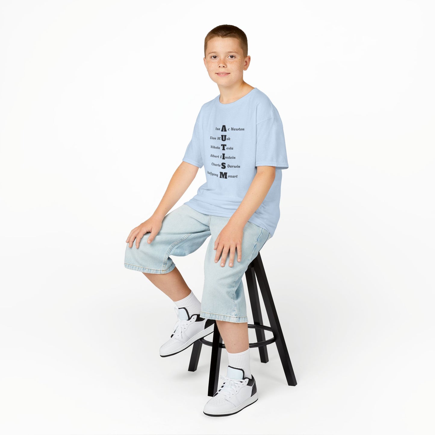 Kids Tee - Famous Autistic People