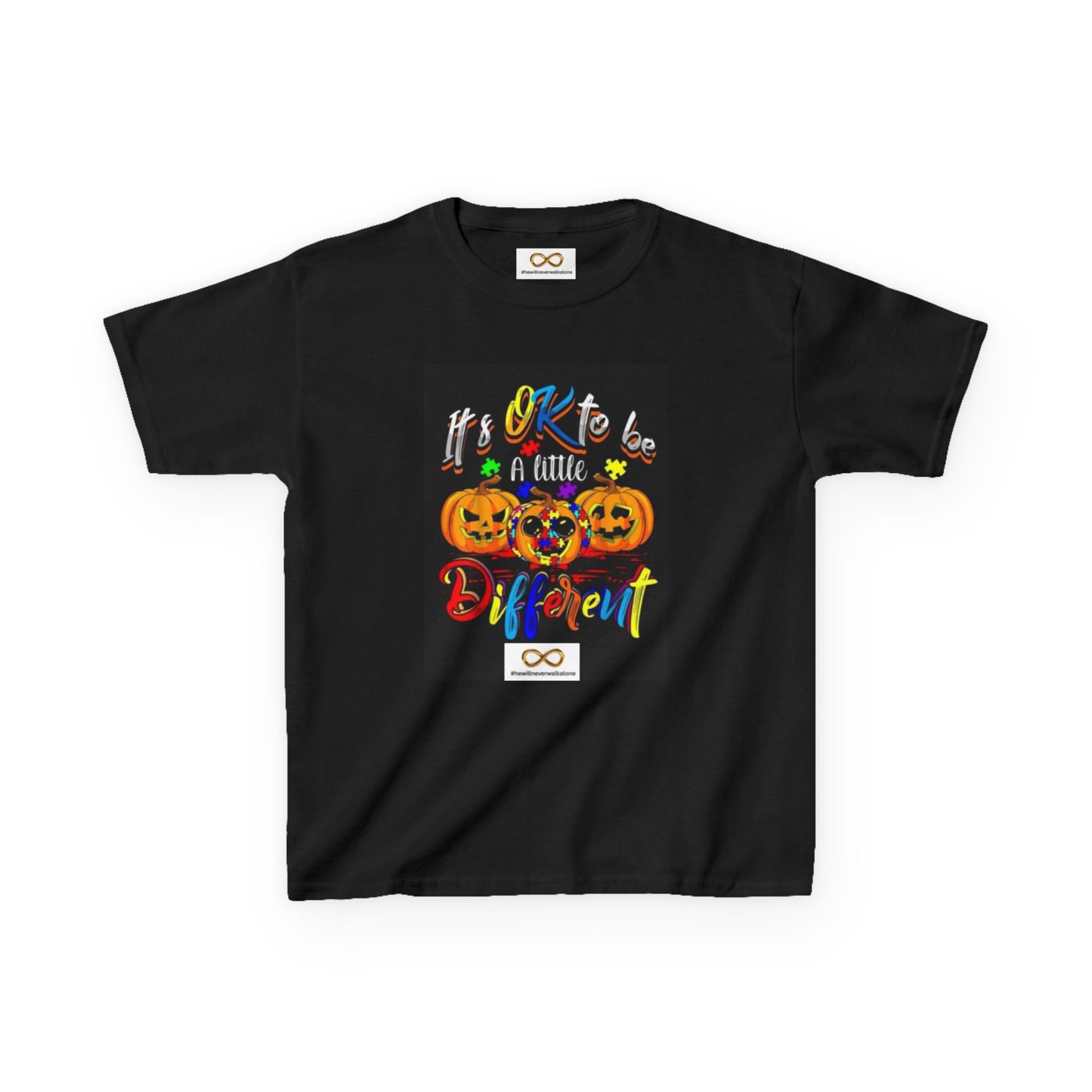 Halloween Kids Tee, Funny Halloween T-Shirt, It's OK to be Different Shirt, Trick or Treat Kids Clothing, Unique Halloween Apparel