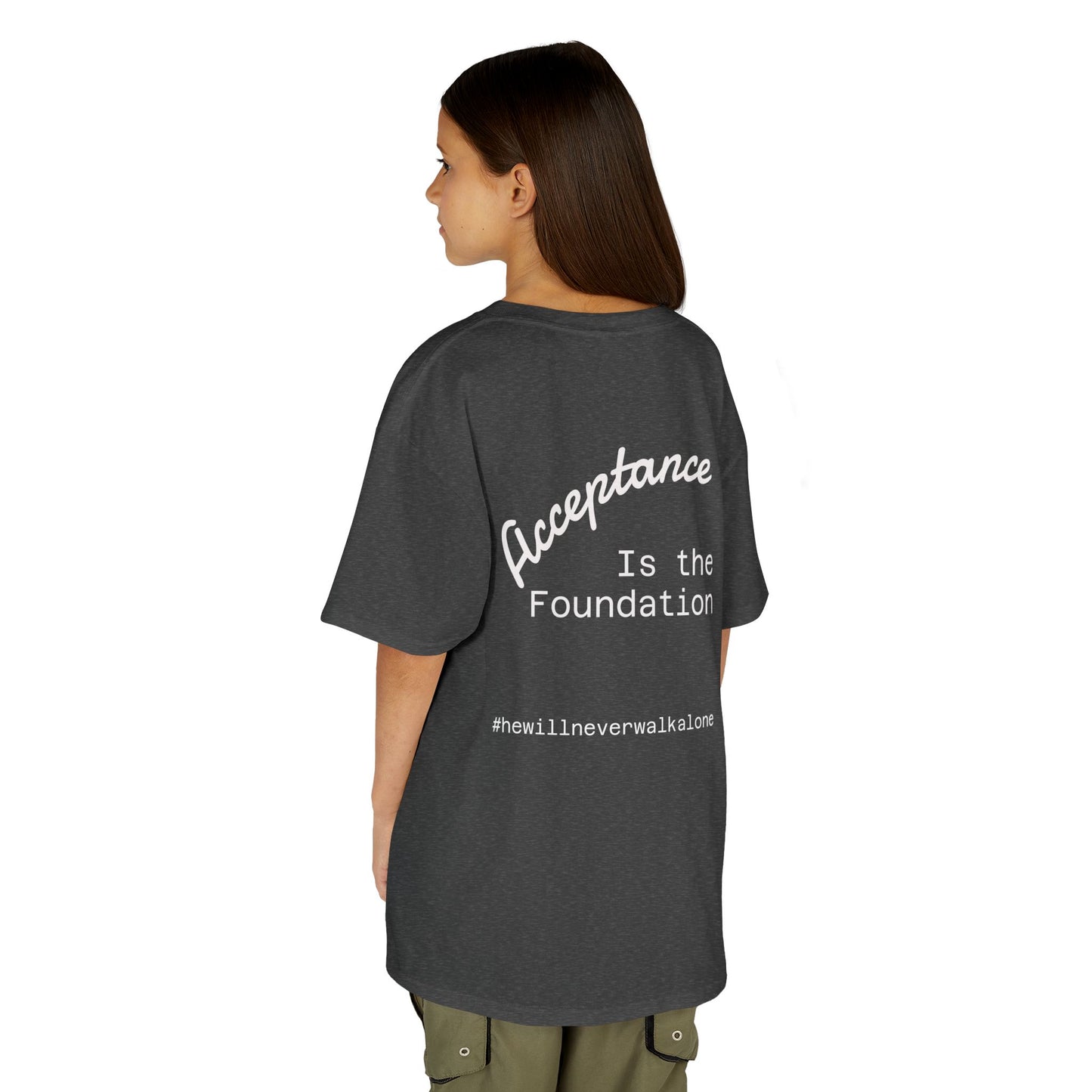 Kids Tee - "Just Let Me Stim Bro" Smiley Checkerboard Sensory Shirt