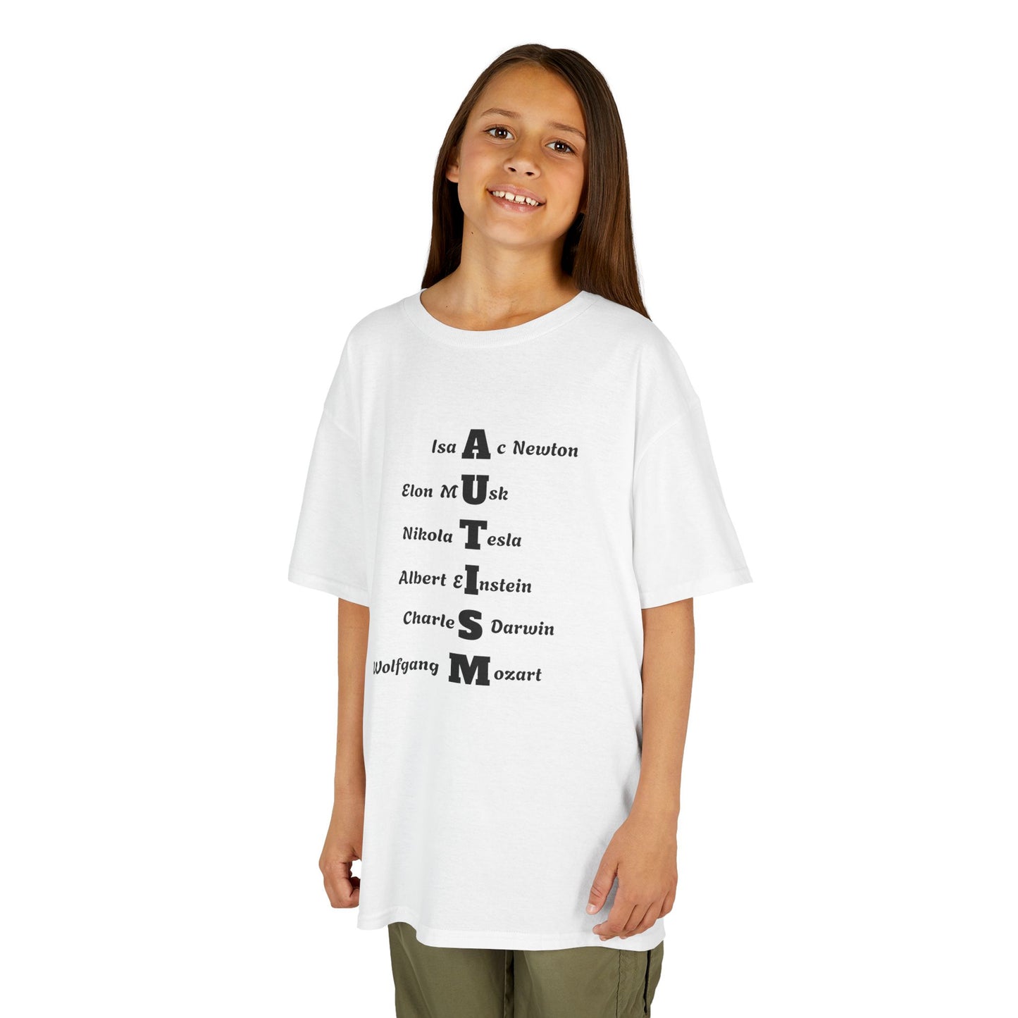 Kids Tee - Famous Autistic People