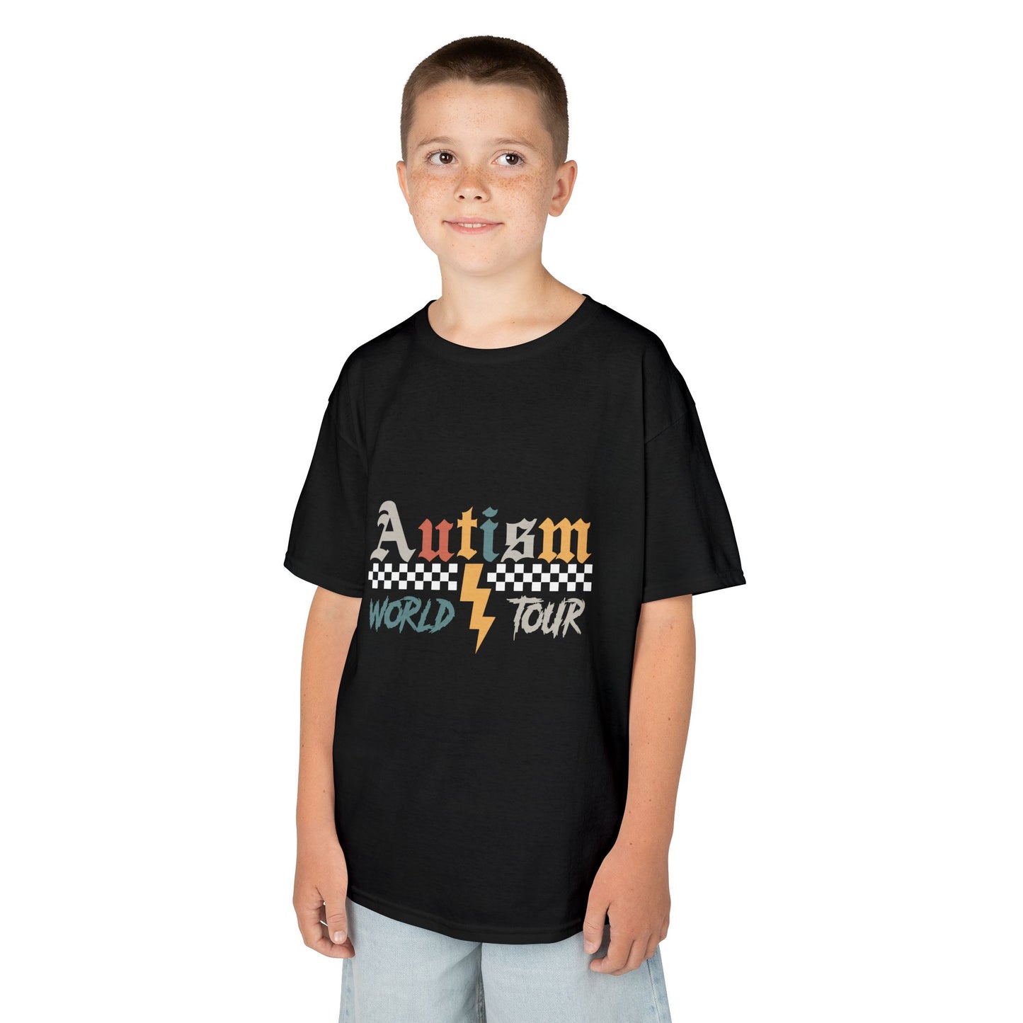 Autism World Tour Kids Tee — Awareness & Kindness Graphic Shirt