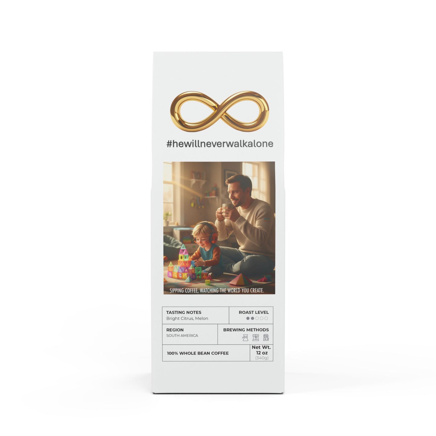 Coffee Beans (Light-Medium Roast) supporting autism acceptance