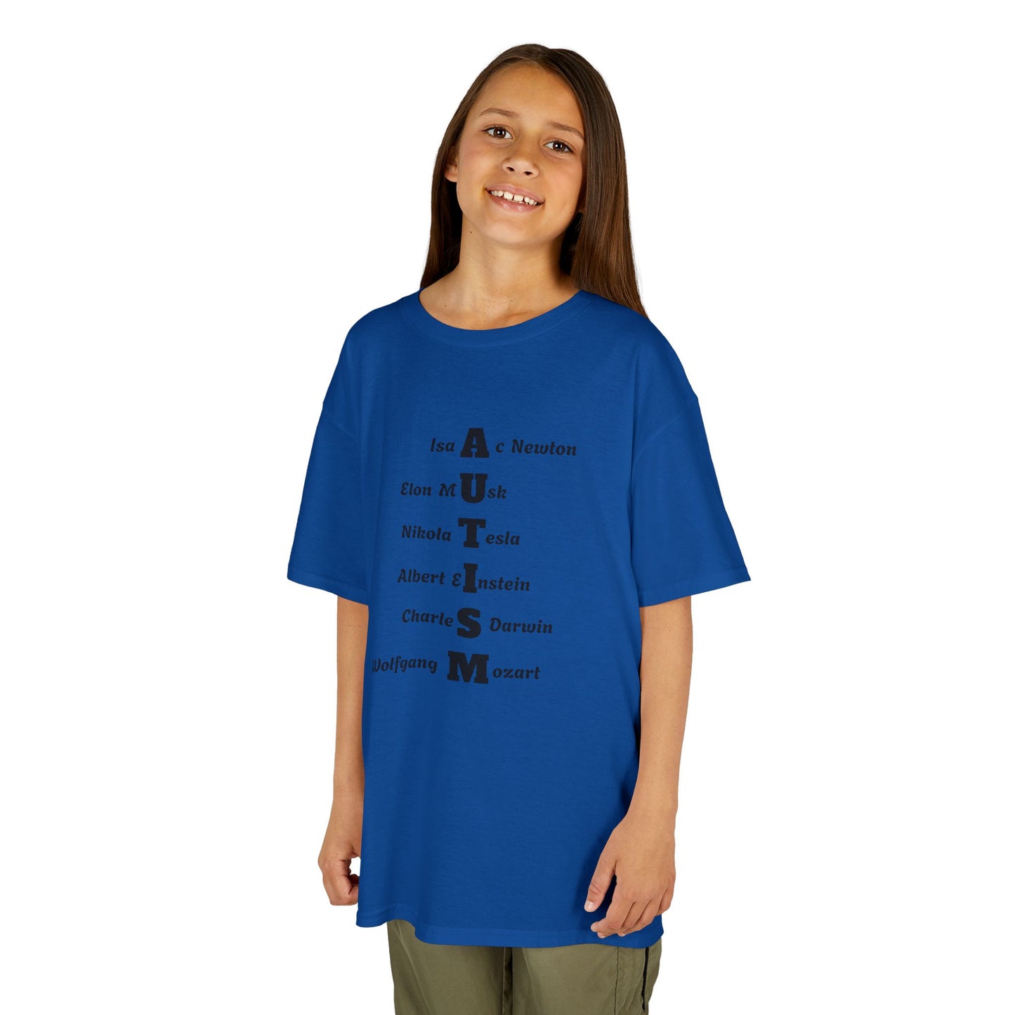 Kids Tee - Famous Autistic People
