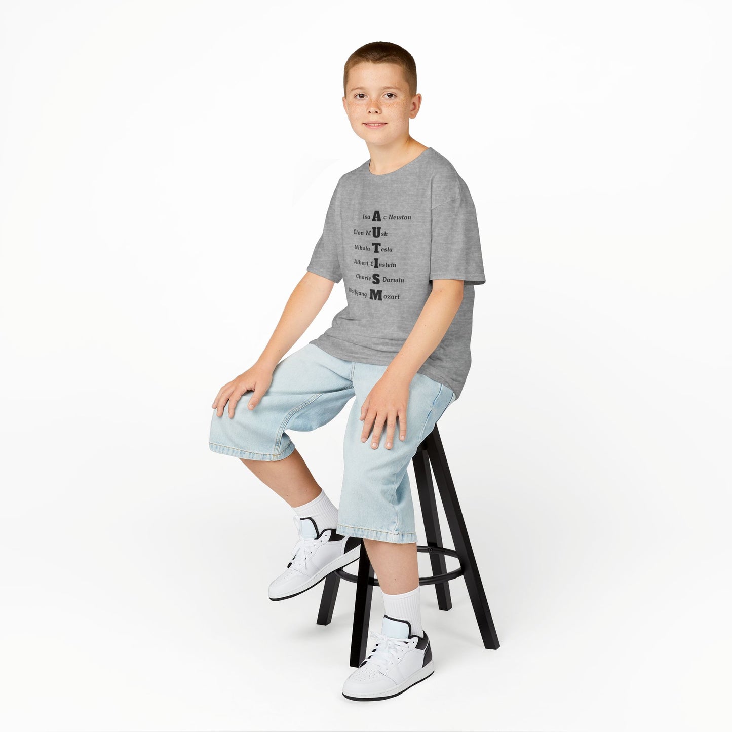 Kids Tee - Famous Autistic People