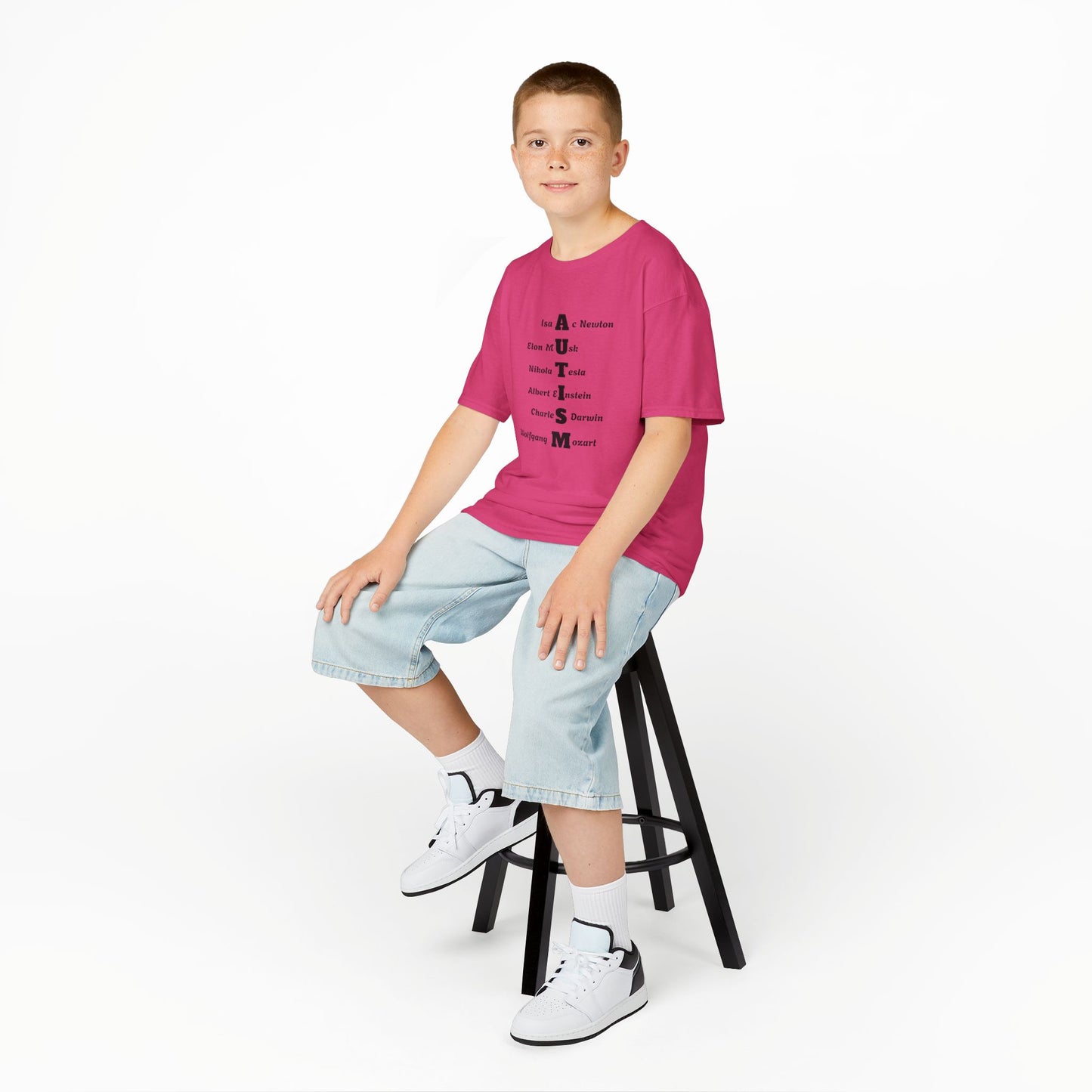 Kids Tee - Famous Autistic People