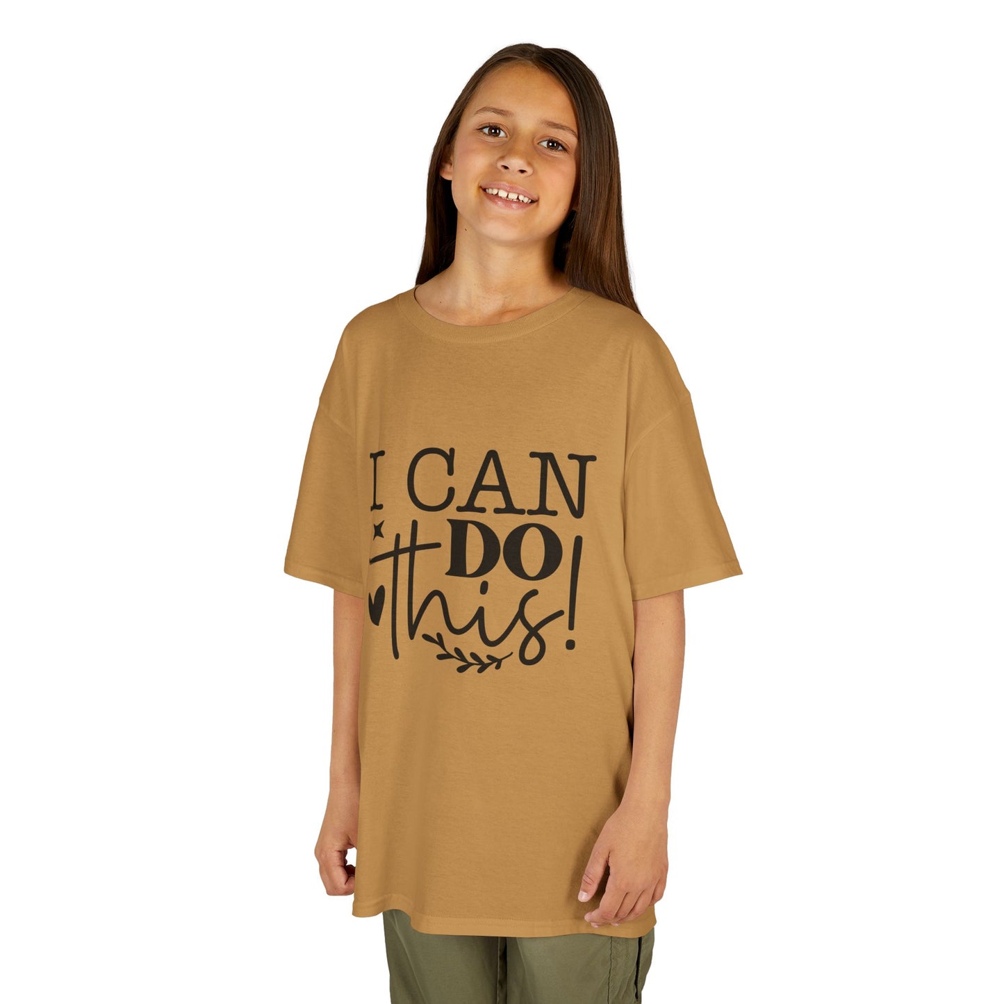 Kids Tee — "I Can Do This" Motivational Graphic Shirt