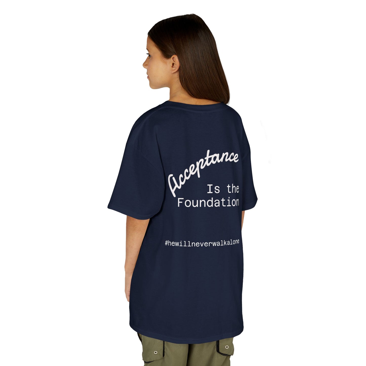 Kids Tee - "Just Let Me Stim Bro" Smiley Checkerboard Sensory Shirt