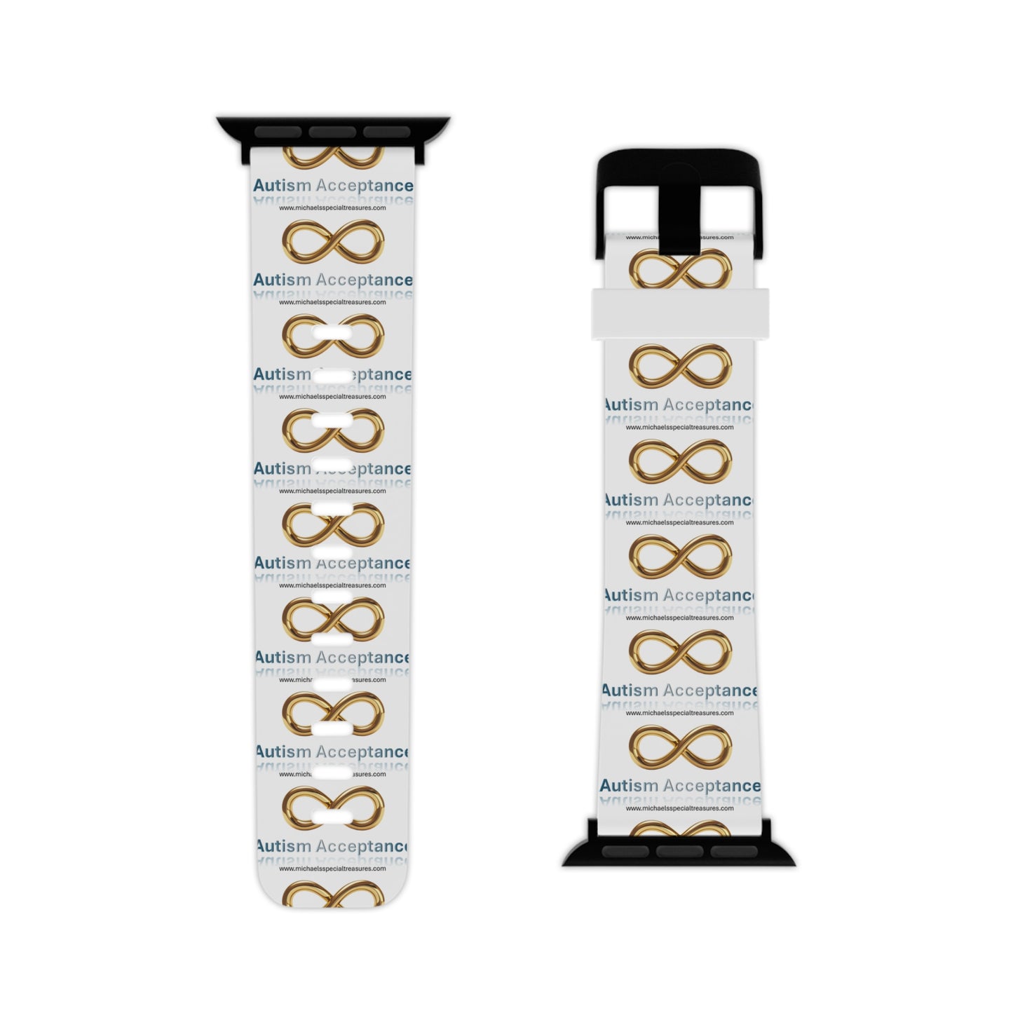Infinity Symbol Apple Watch Band - Autism Awareness, Custom Watch Strap, Stylish Accessory, Gift for Friends, Unique Designs