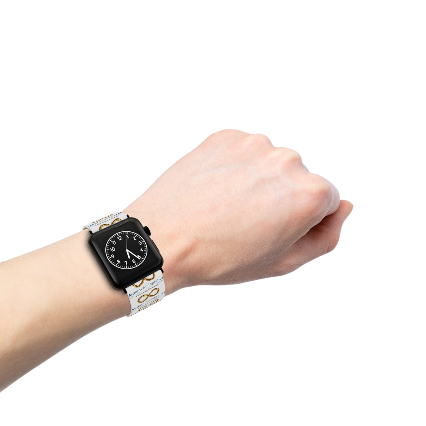 Infinity Symbol Apple Watch Band - Autism Awareness, Custom Watch Strap, Stylish Accessory, Gift for Friends, Unique Designs
