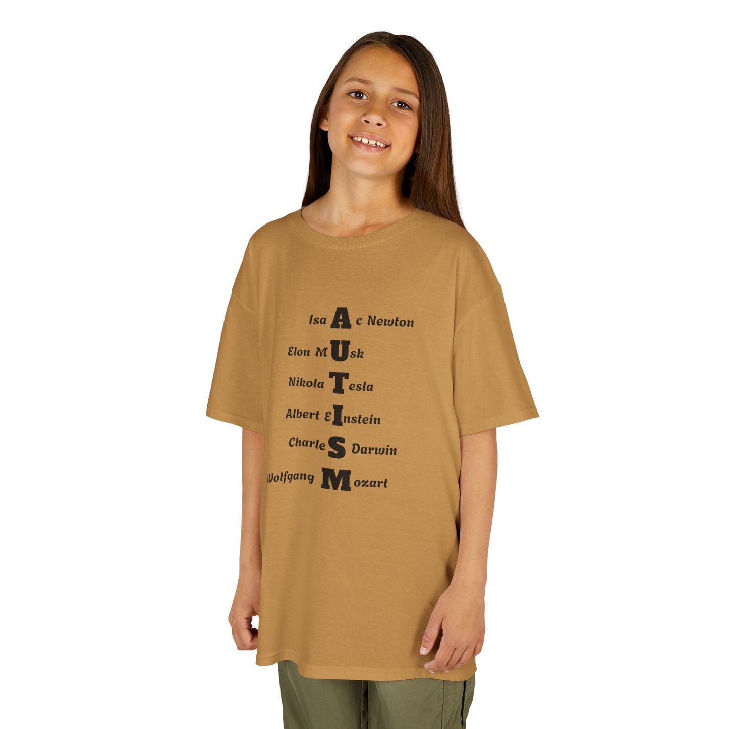 Kids Tee - Famous Autistic People