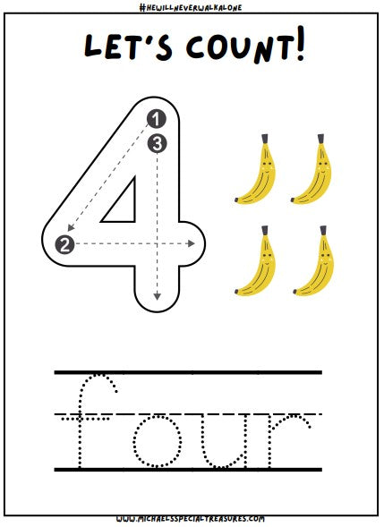 Pre-K Numbers Activity Book (Digital Download)